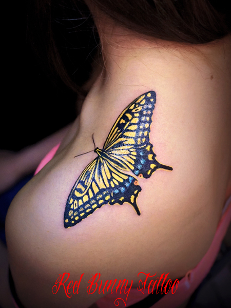 ^gD[fUC  butterfly tattoo